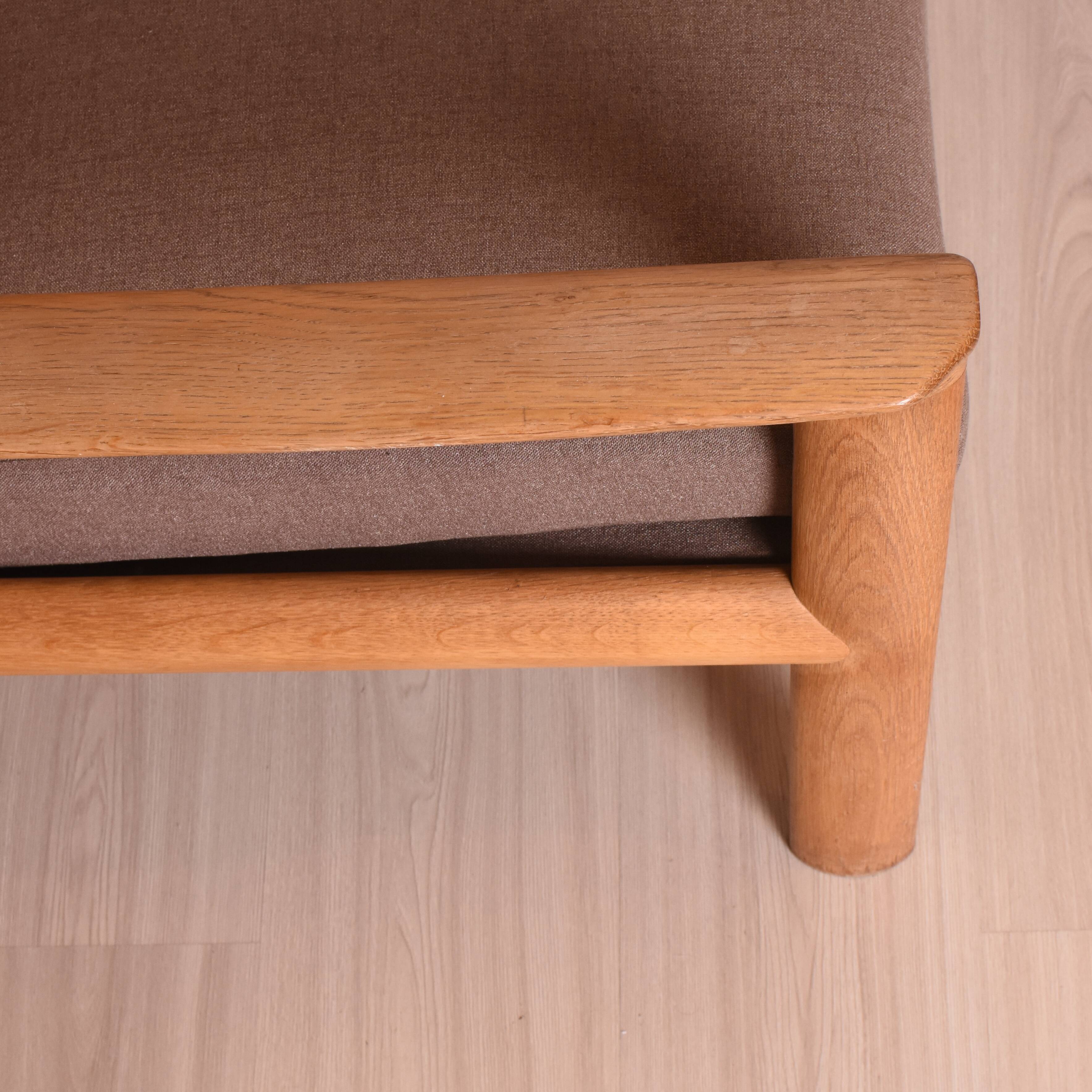 Mid-Century danish oak sofa by Sven Ellekaer for Komfort, 1960s