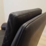 Brown leather armchair, Danish design, 1960s, designer: Aage Christiansen,