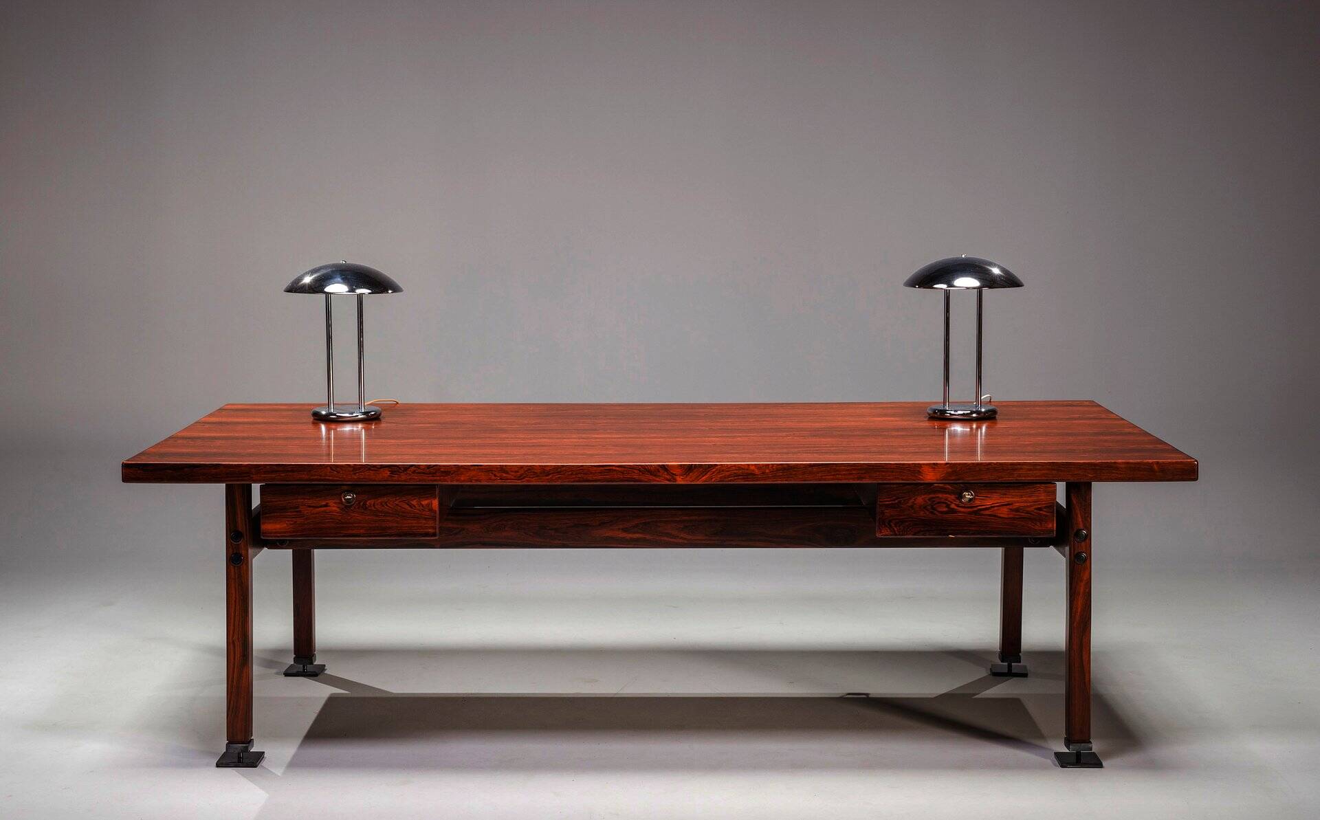 Itamaraty desk by Sergio Rodrigues for Oca, 1960s
