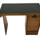 Art Deco desk, minimalist design in oak, unique 40s design, Netherlands.