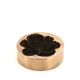 Bronze ashtray by Monique Gerber, flower imprint, 1970s