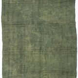 Tapis uni vert kaki esprit naturel bohème, 169x224 cm