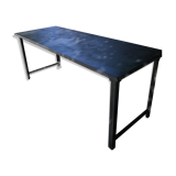 Table military industrial black metal