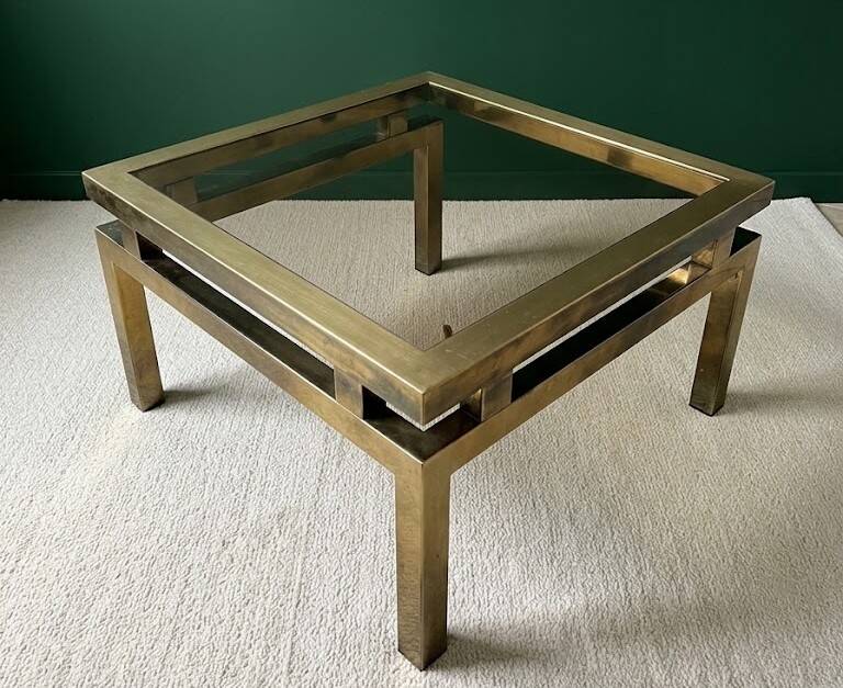 Pair of side tables / end tables Belgo Chrom