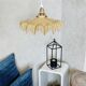 Vintage opaline pendant lamp