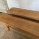 Pair of benches for rustic farmhouse table 1950