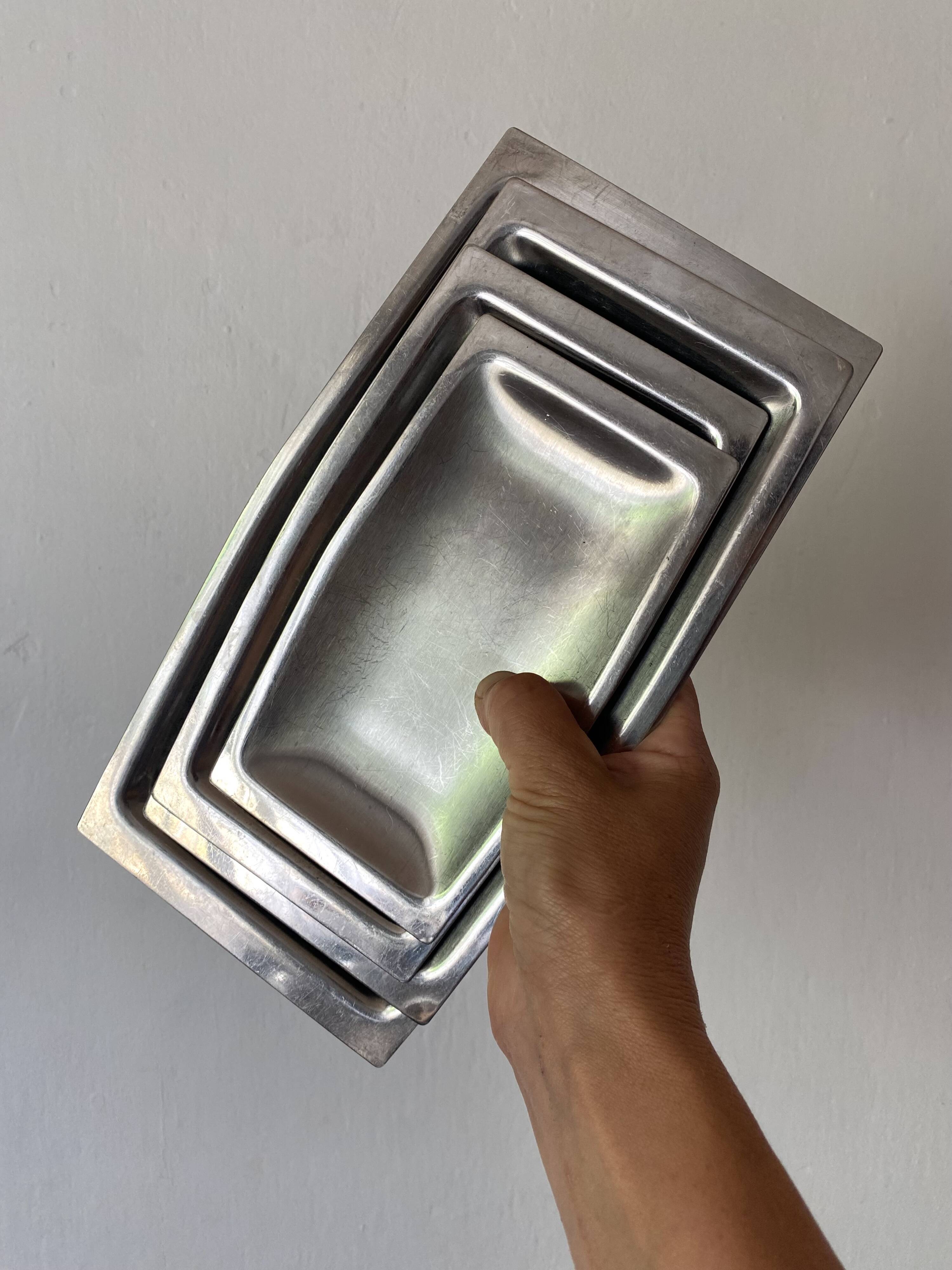 Chichester England stainless steel nesting dishes