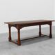 19th-Century French Provincial Oak Dining Table