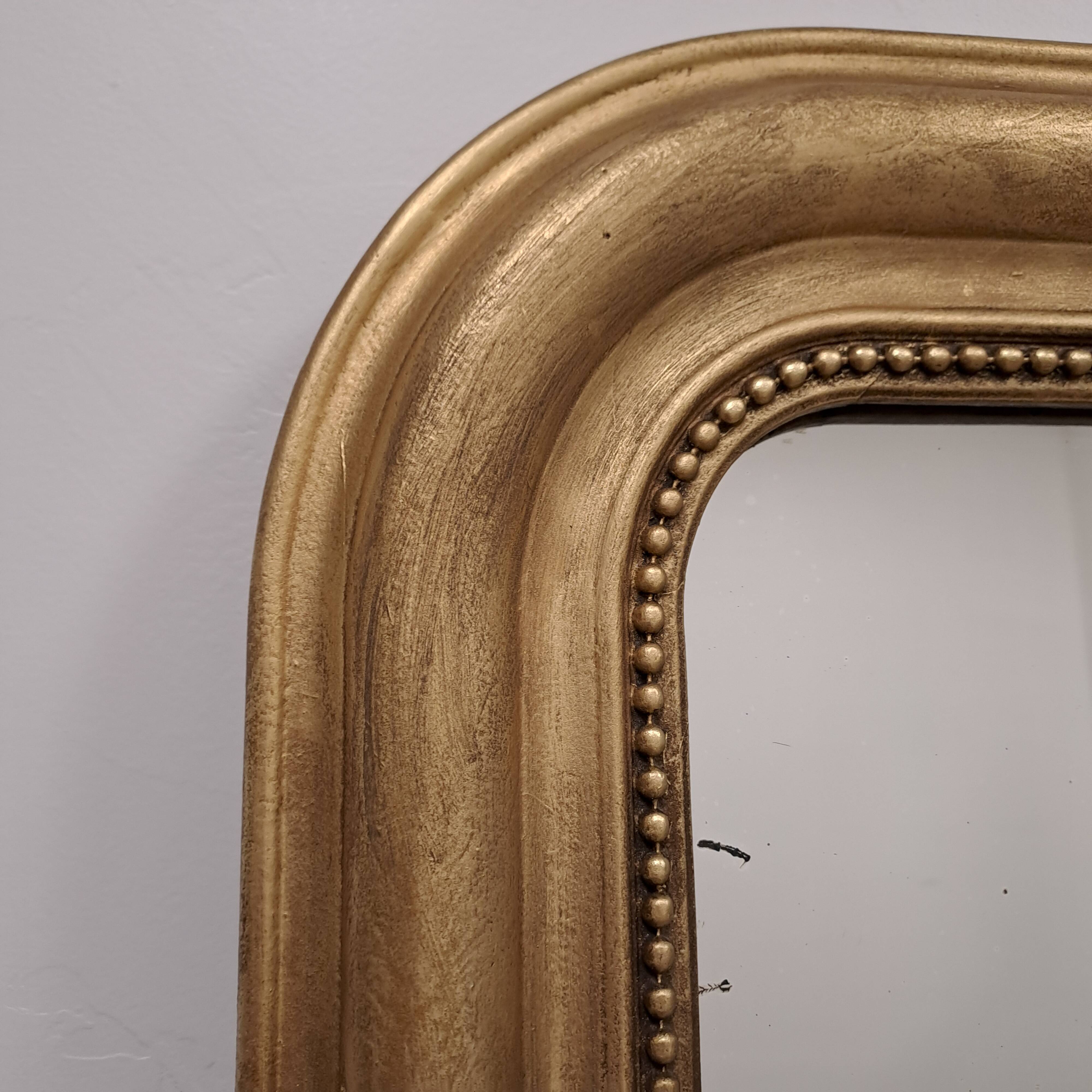 Antique Louis Philippe period gilded mirror