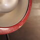 Lampadaire 1950 bordeaux et chrome