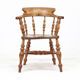 Rustic Antique English Countryhouse Captain Armchair