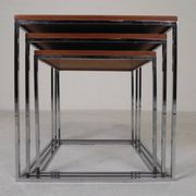 Ensemble de 3 tables d'appoint, ensemble mimi, années 1960