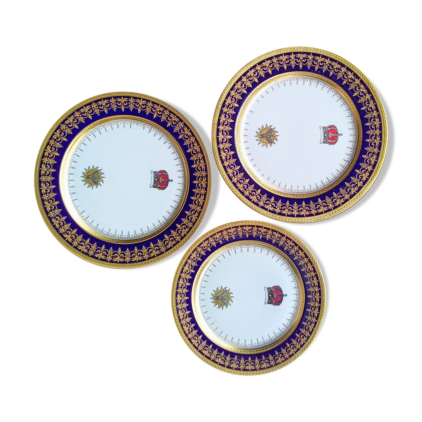 Set of Bokassa plates