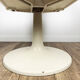 Space-Age vintage hairdresser's chair in resin and skai