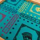 Reversible vintage wooden game board