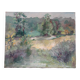 Oil on canvas, rural landscape, signed