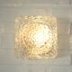 Vintage Wall Sconce / Bubble Glass / Mid Century Flush Mount Ceiling Light