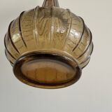 Vintage Empoli Glass Decanter with Stopper, Italy, 1960s