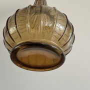 Vintage Empoli Glass Decanter with Stopper, Italy, 1960s