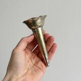 Small vintage metal soliflore vase, very lightweight.