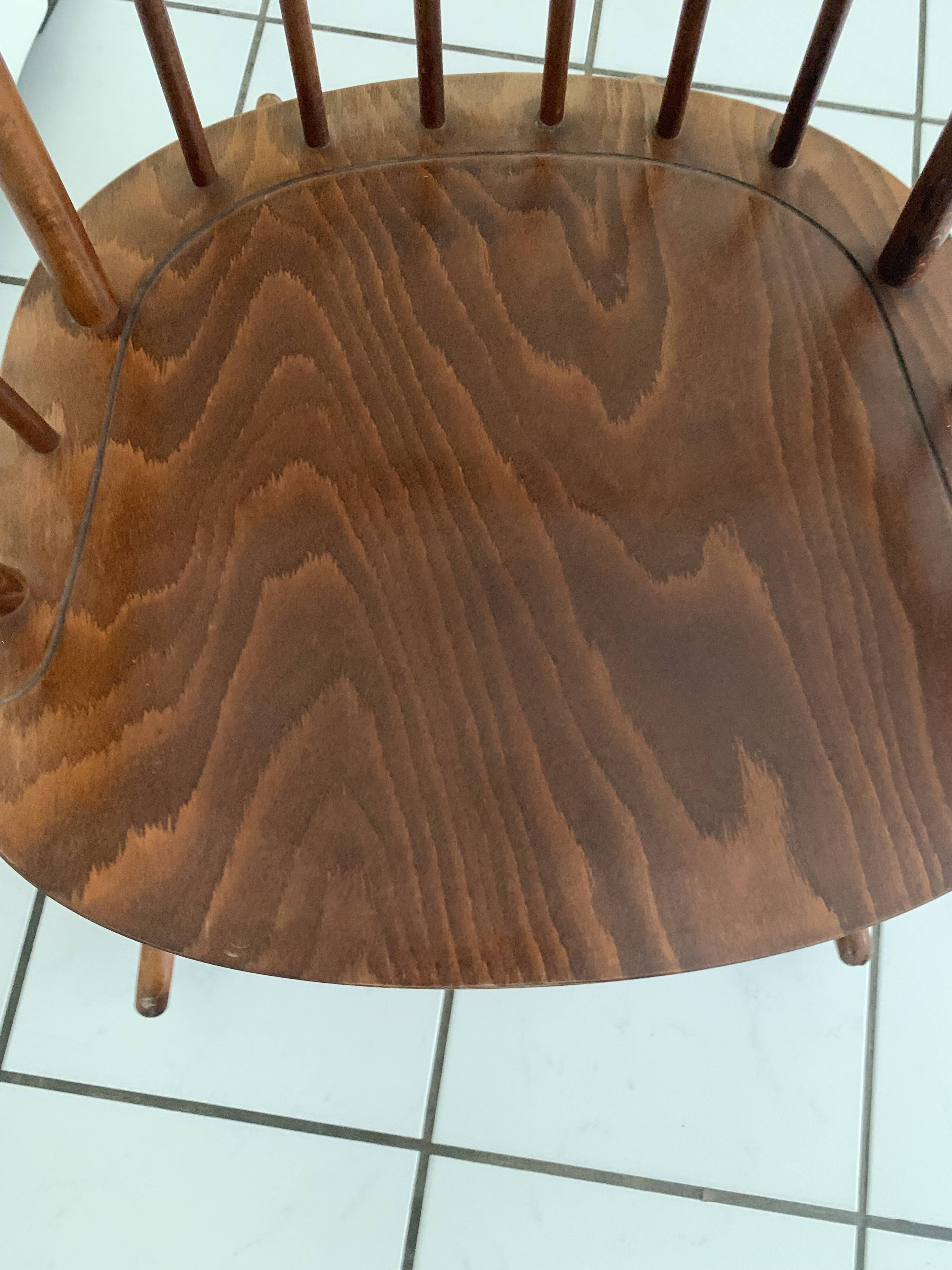 Vintage wooden rocking chair – 1960s/70s