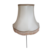Handmade silk canvas pagoda lampshade