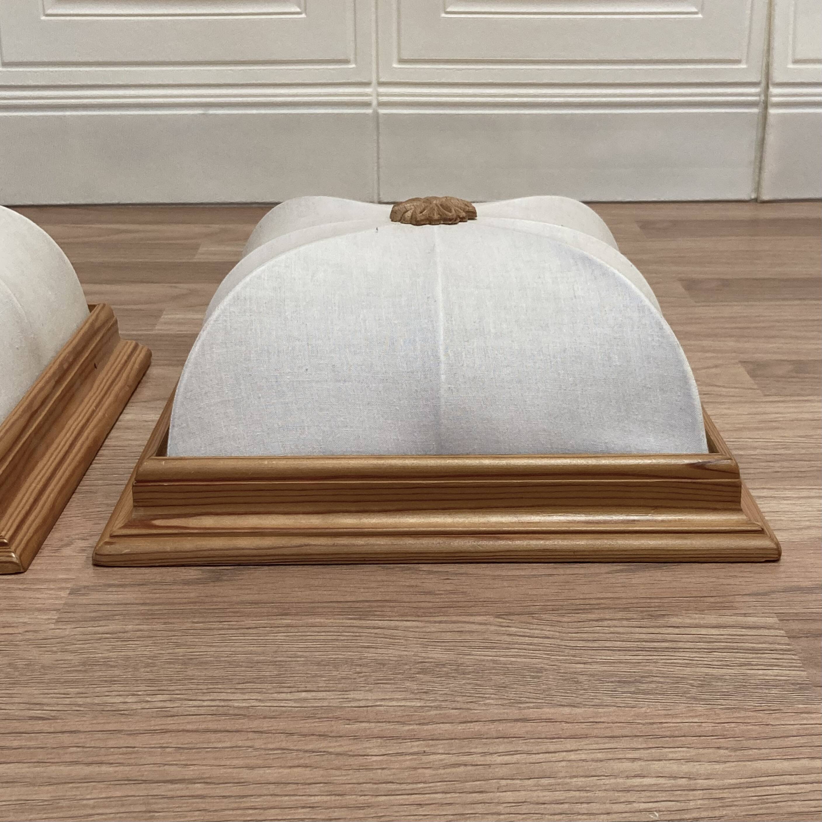 Pair of large scandinavian design wall lights 1960.