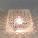 Ceiling light or wall sconce in moulded glass - mid 20th century.