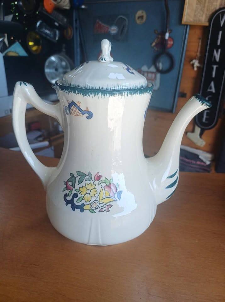 Vintage Longwy coffee pot