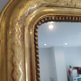 Old gilded mirror Louis-Philippe