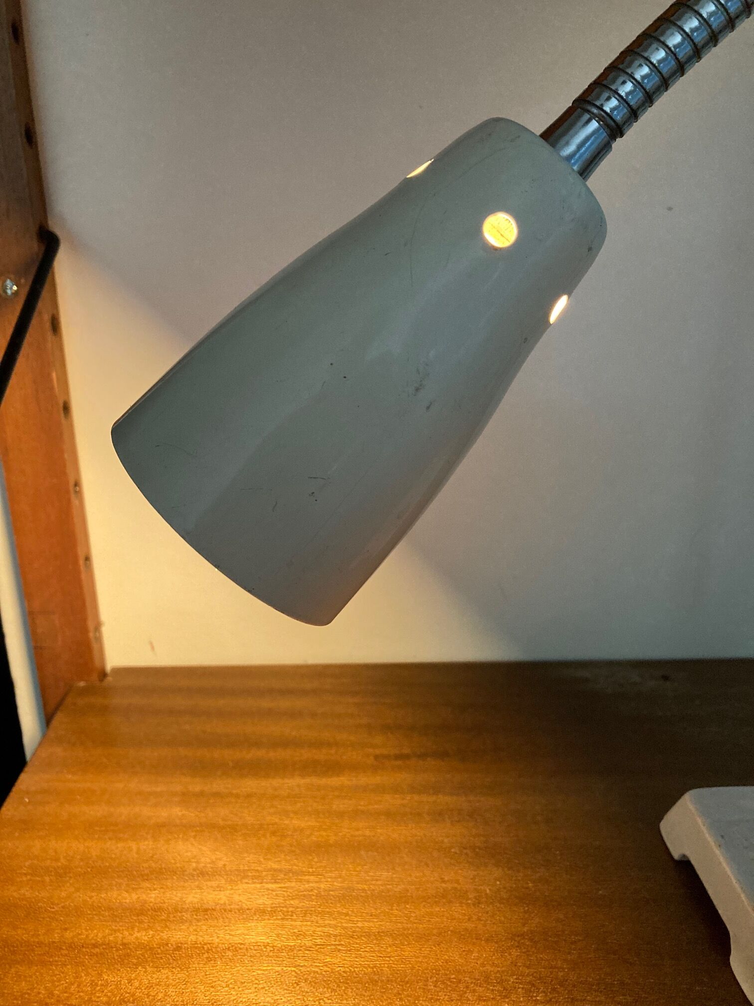 Vintage adjustable desk lamp