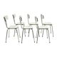 Set of 6 Gray Formica Chairs Chrome Dining Room Chairs Sixties
