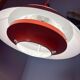 Orange pendant lamp by Hans-Agne Jakobsson for Lyfa