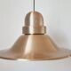 Large Midcentury Copper Pendant, Denmark, 1970s