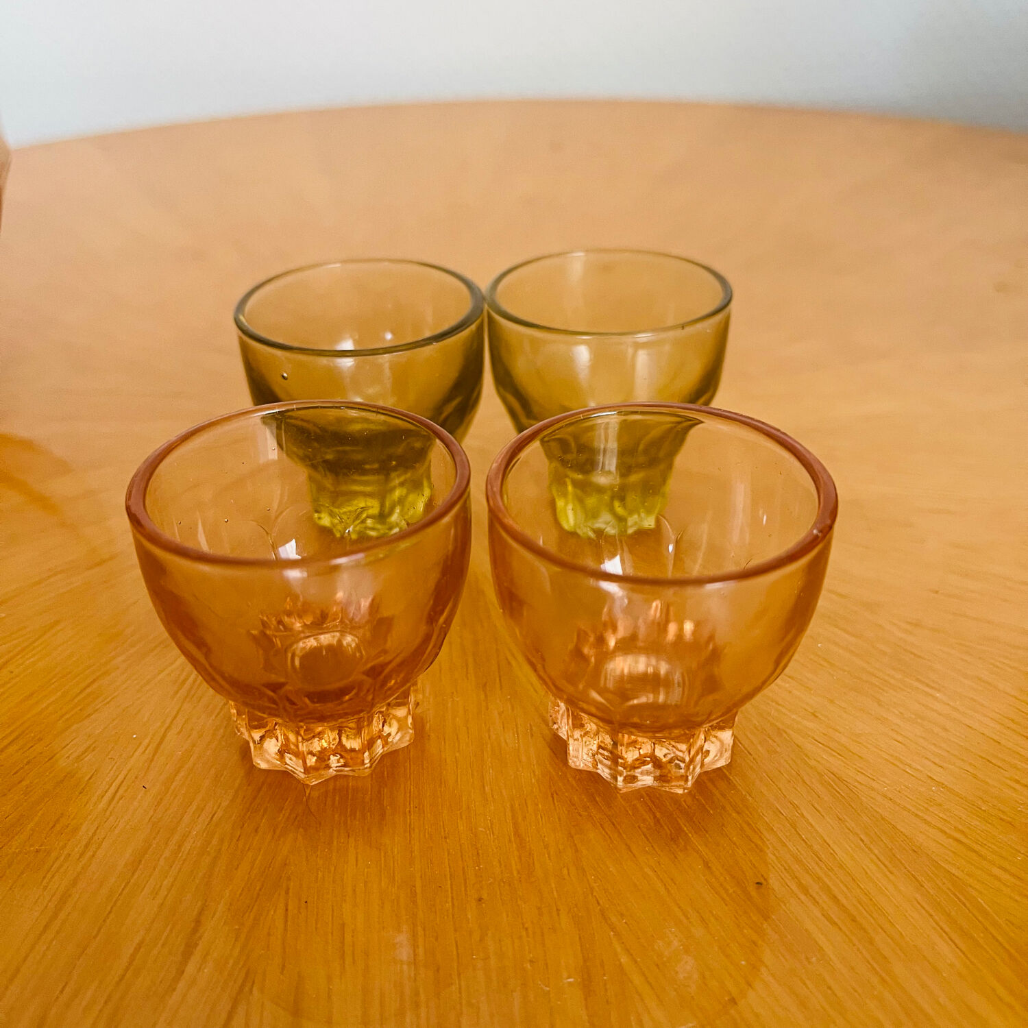 Carafe art déco vintage et ses 4 verres