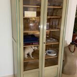 Glass-glazed Parisian wardrobe 1950