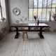 Table de monastère XXL en chêne, 19ème s.