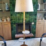 Lampadaire art déco en bois