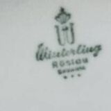 Pot / sucrier Winterling Bavaria porcelaine vintage authentique années 1970