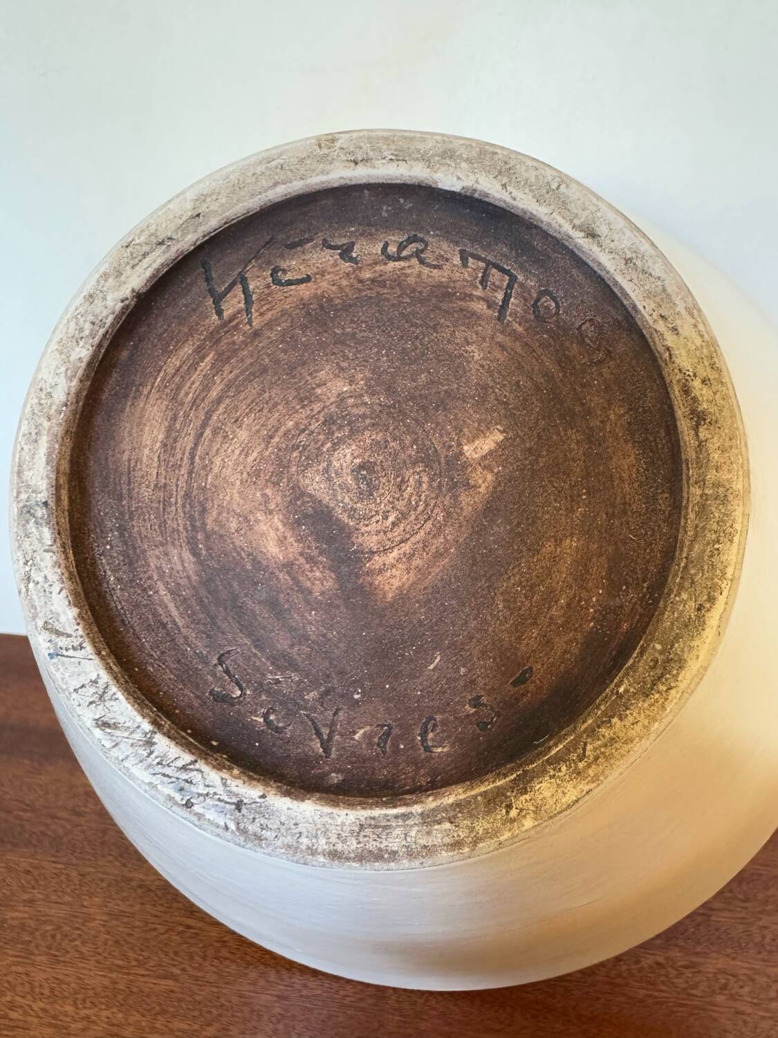 Kéramos Sèvres ceramic cup from the 50s