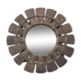 Burmese teak mirror