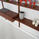 Cado modular shelving, teak veneer, Danish design, 1960s