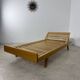 Ancienne banquette Daybed / lit réglable en bois design Holma vintage années 60