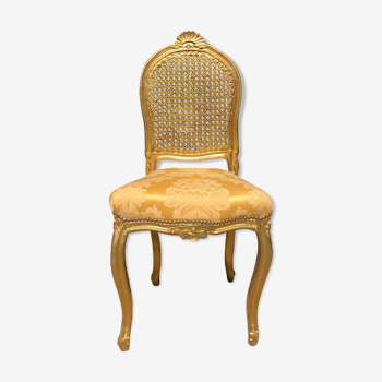 Gilded wooden chair