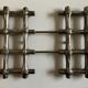 Bamboo silver metal mat 1970