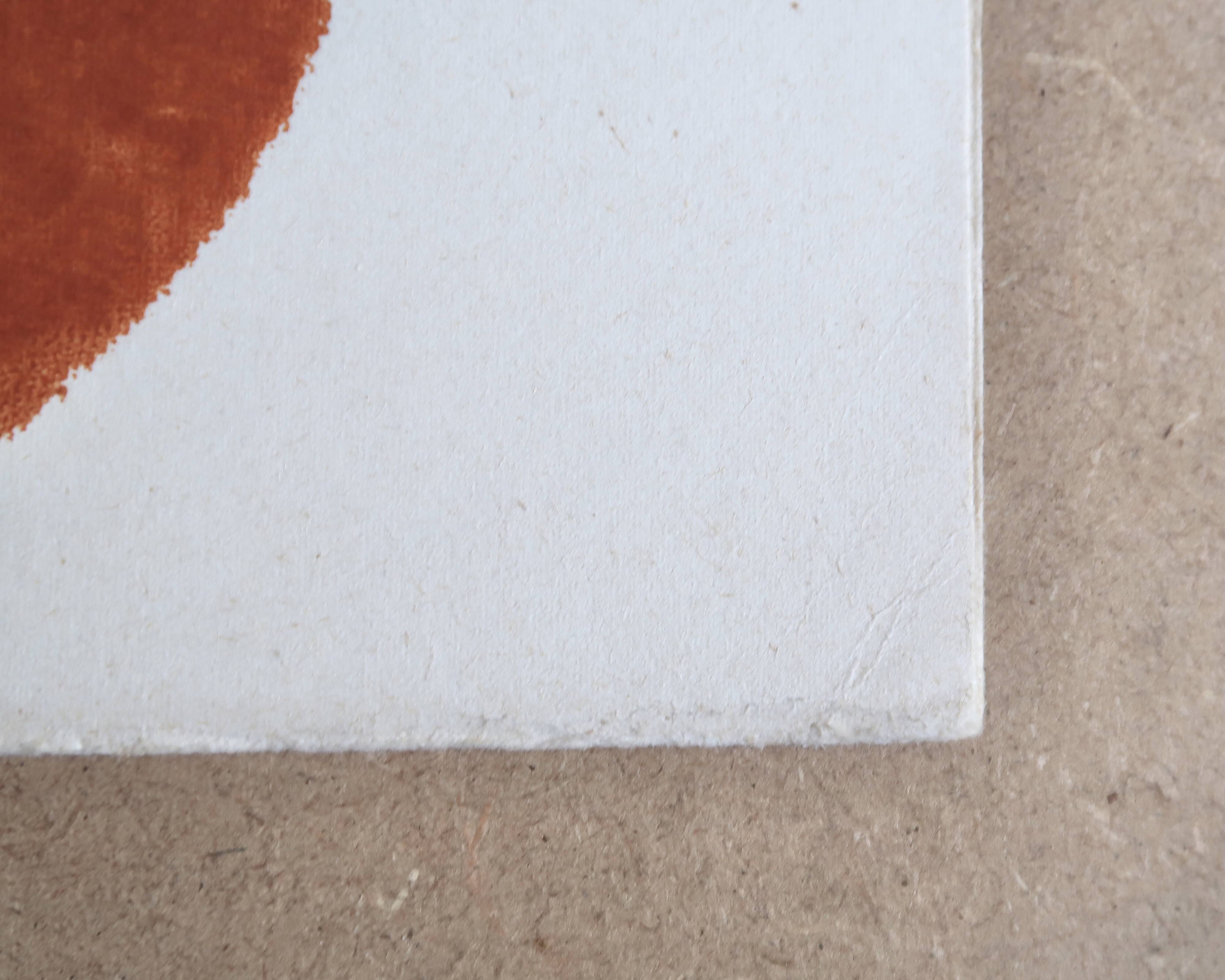 Original Pre-Columbian print, Aztecs Colombia folk 60s