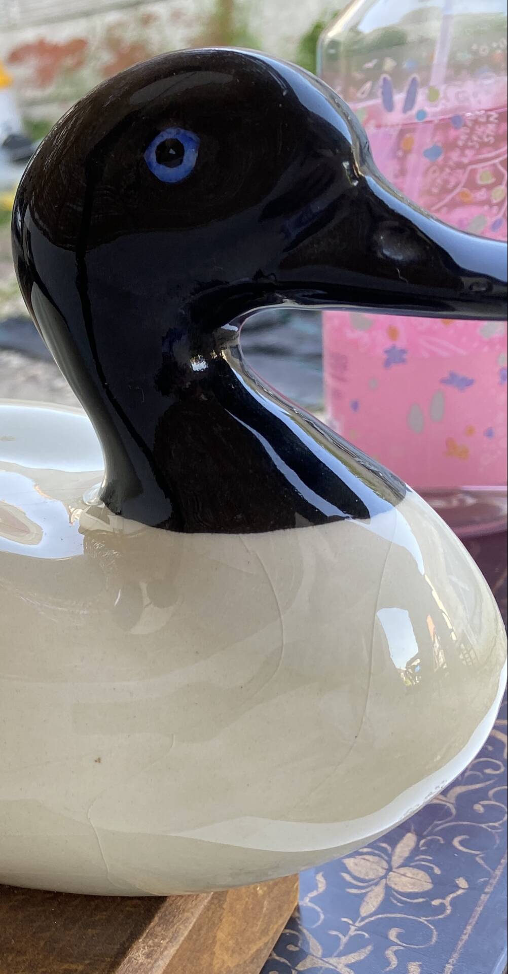Lampe zoomorphe canard