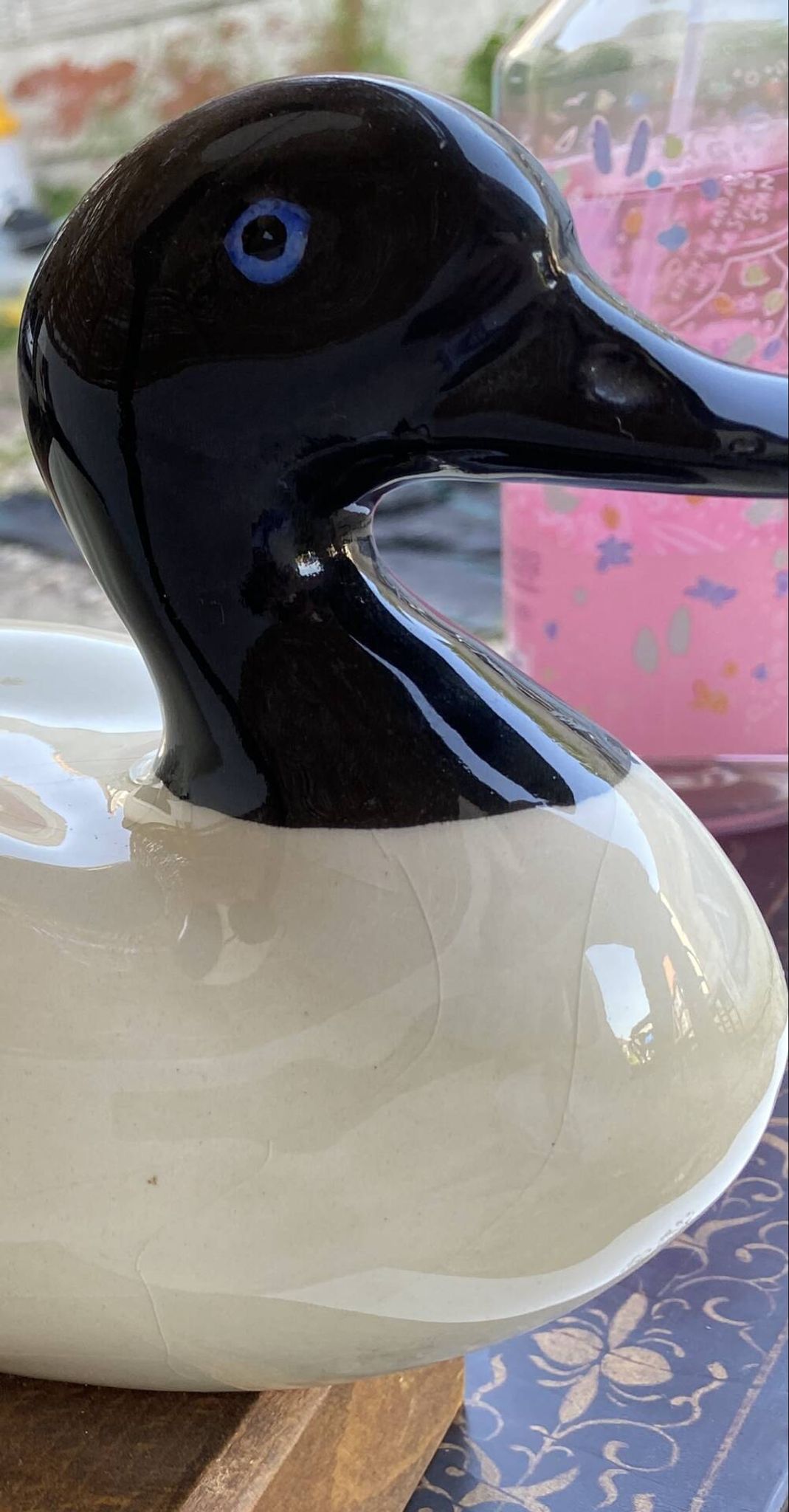 Lampe zoomorphe canard