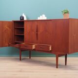 Teak highboard, Danish design, 1960s, production: Denmark