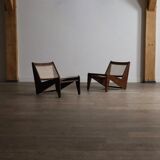 Pierre Jeanneret Kangaroo Chairs PJ-SI-59, India, 1955